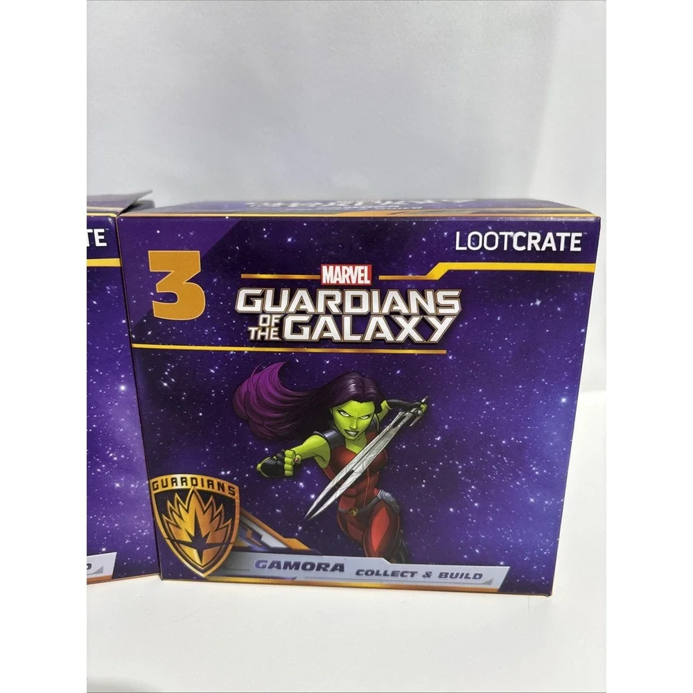Loot Crate Marvel Guardians Of The Galaxy Star-Lord Rocket Raccoon‎ Gamora